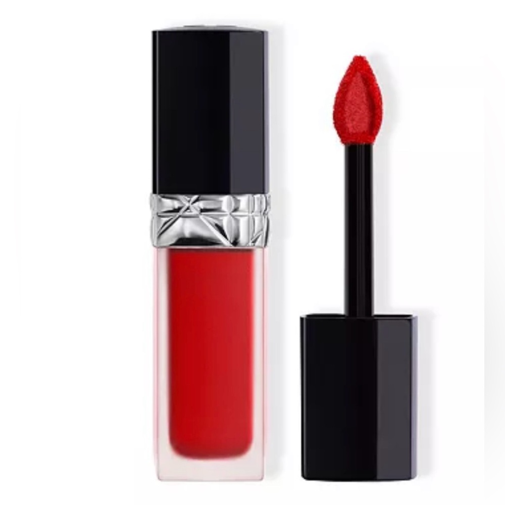 NEW DIOR Lipstick Rouge Dior Forever Liquid Lipstick #999 Christian Dior Red💄